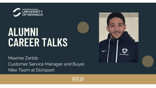 REPLAY : ALUMNI CAREER TALKS - SPORT BUSINESS MANAGEMENT