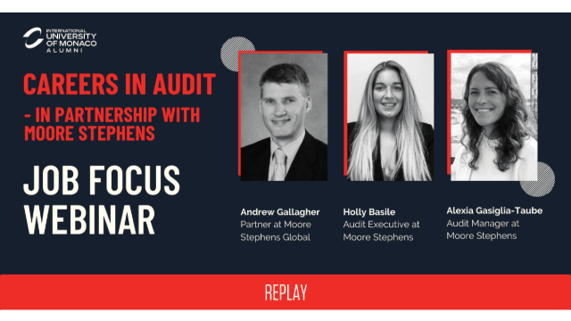 REPLAY: Job Focus Webinar "Careers in Audit"