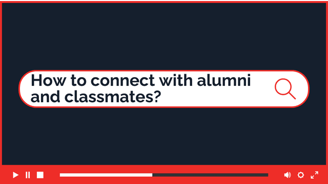 How to connect with other Alumni and classmates?